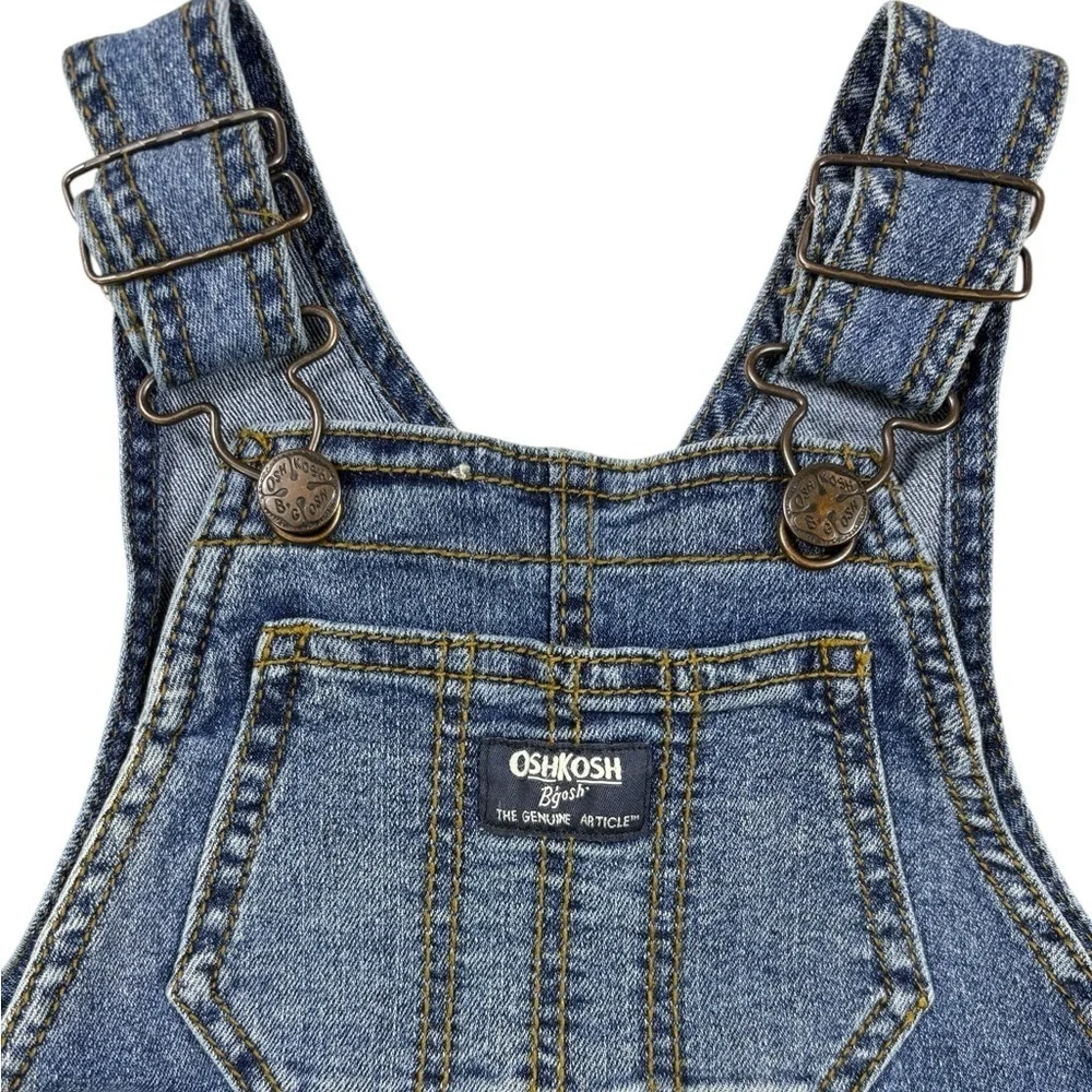 Oshkosh B’gosh Toddler Stretch Denim Adjustable Straps Overalls